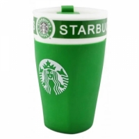 Чашка керамічна Starbucks 450 мл (зелена)