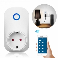 Socket with WIFI control from a smartphone