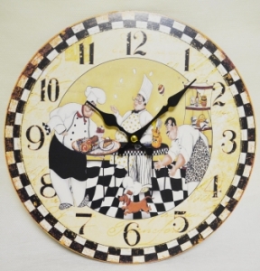 Часы кухонные Повара