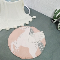 Фото Одеяло коврик в детскую комнату Единорог