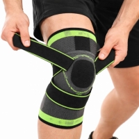 Бандаж коленного сустава KNEE SUPPORT WN-26 зелёный для спорта и активной жизни