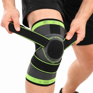 Фото Бандаж коленного сустава KNEE SUPPORT WN-26 зелёный для спорта и активной жизни