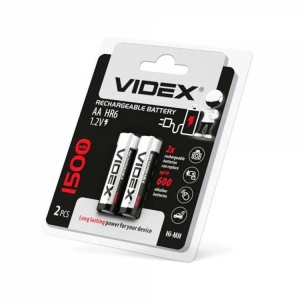 Аккумуляторы Videx АА HR6 1500 mAh Ni-MH 1.2V 2 шт