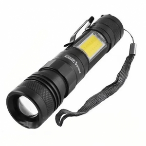 Фонарик ручной для кемпинга аккумуляторный COB 450 Lumens