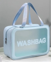 Прозрачная сумка-косметичка Washbag Big Blue 26см