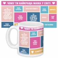 Чашка Чому ти найкраща мама