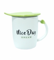 Фото Чашка керамическая Зеленый Листок Niсe Day Dream