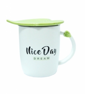 Фото Чашка керамическая Зеленый Листок Niсe Day Dream