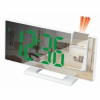 Годинник настільний з проекцією часу на стелю з LED дисплеєм та будильником