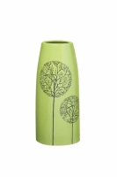 Декоративная ваза Деревья зеленая 27 см