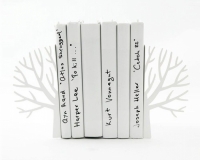 Держатель для книг Зимнее дерево белое
