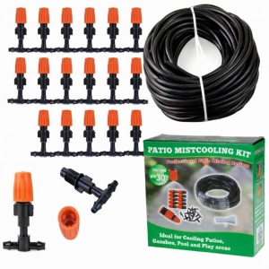 Душ-ороситель воды для террасы и сада туман Patio Mist Cooling kit 15 метров