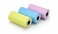 Термолента цветная самоклеющаяся бумага для мини принтера 57мм 3шт