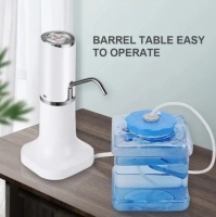 Электрическая помпа для воды 2 в 1 на стол и на бутль 30см