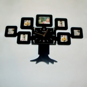 Фоторамка с часами Семейное дерево