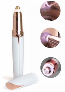 Женский триммер портативный эпилятор для бровей (белый)