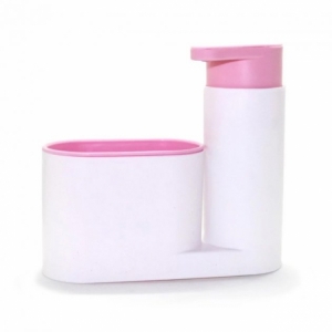 Органайзер кухонный для моющего средства и губки Sink tidy sey (розовый)