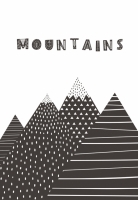 Постер Mountains 30х40 см
