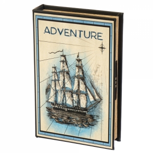 Фото Книги сейф с кодовым замком Adventure 26 см