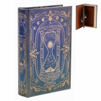 Книга-тайник сейф "Песочный хронометр" для денег и ценностей, 26 см