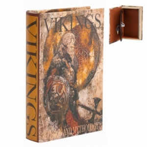 Книга-тайник сейф "Скандинавские воины" для денег и ценностей, 26 см