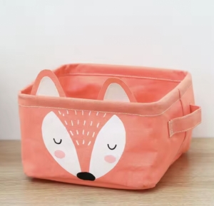 Корзина для игрушек  белья и мелочей Лисенок 16*22*14см