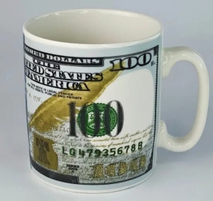 Кружка гигант Сто баксов 900мл