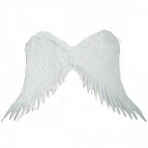Крылья Амура средние 45х45см (белые)