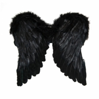 Крылья Амура средние 45х45см (черные)