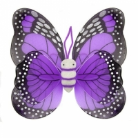 Крылья Бабочки пятнистые (фиолетовые) 42х48см