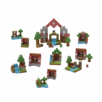 Магнітний конструктор Minecraft Вівтар із деревами на 100 кубиків