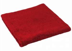 Махровое полотенце бордо 70х140 см