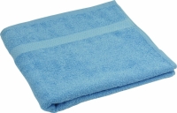 Махровое полотенце голубое 40х70