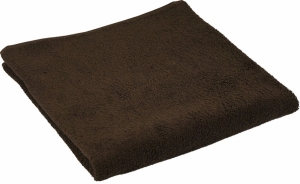 Махровое полотенце коричневое 40х70