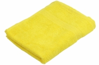Махровое полотенце желтое 40х70