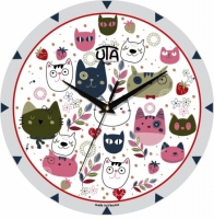 Настенные Часы Mini Веселые Котята