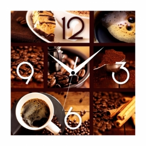 Настенные Часы Panorama Кофе
