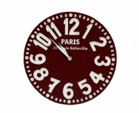 Настенные часы Париж (бордо)