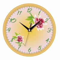 Настенные Часы Сlassic Цветущая Орхидея