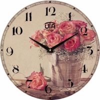 Настенные Часы Vintage Букет из Роз