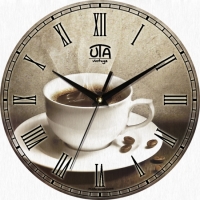 Настенные Часы Vintage Чашка Кофе