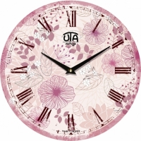 Настенные Часы Vintage Волшебный Розовый Сад