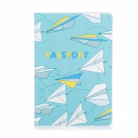 Обложка для паспорта Бумажные самолетики