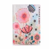 Обложка для паспорта Цветы маки