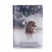 Обложка для паспорта Ёжик в тумане