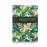 Обложка для паспорта Пальмовые листья