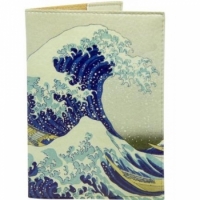 Обложка на паспорт Японская волна
