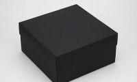 Фото Подарочная коробка Grand черная 20х20х10 см