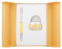 Подарочный набор ручка и держатель для сумки Филомена желтый