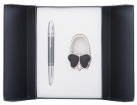 Подарочный набор ручка и держатель для сумки Персис черный